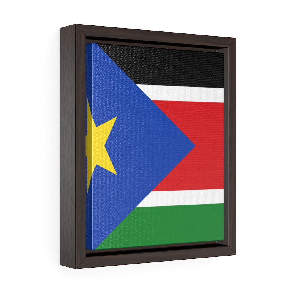 SOUTH SUDAN  Vertical Framed Premium Gallery Wrap Canvas