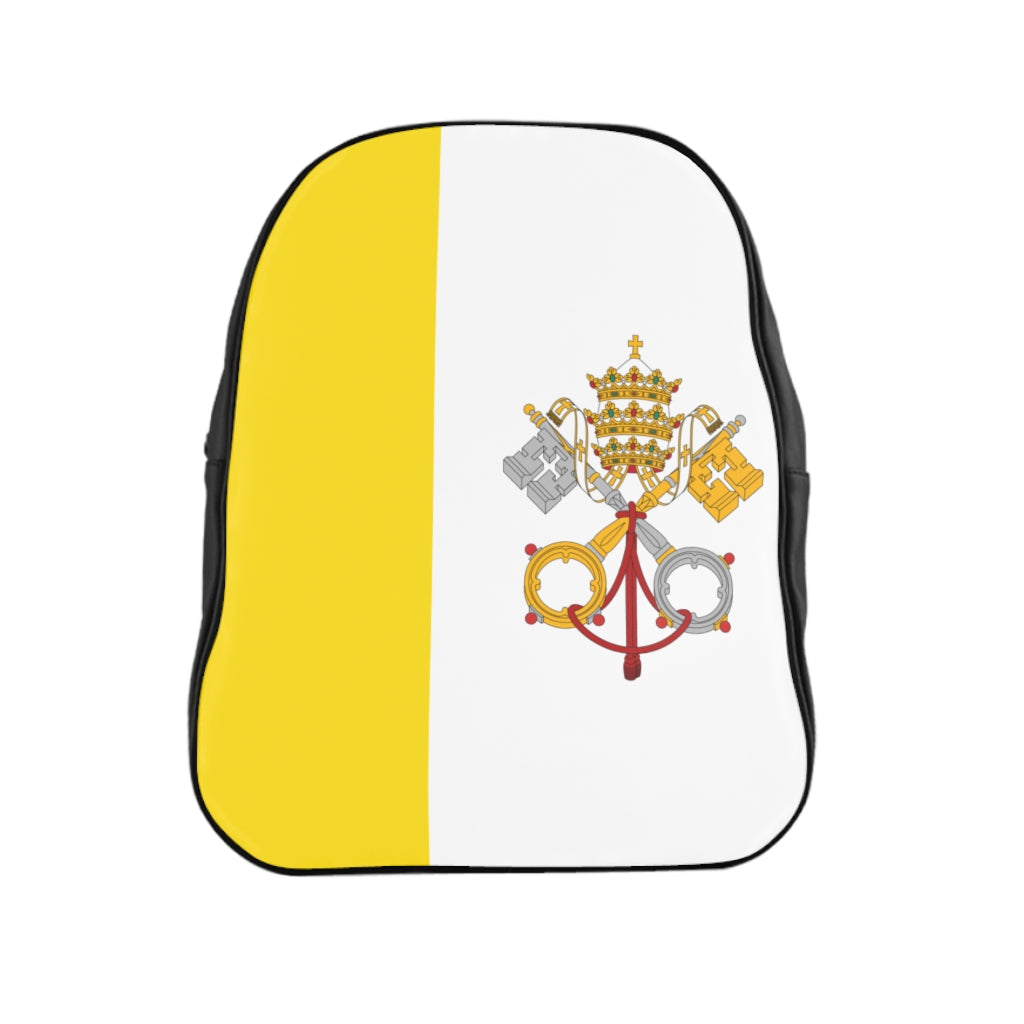 VATICAN CITY FLAG School Backpack