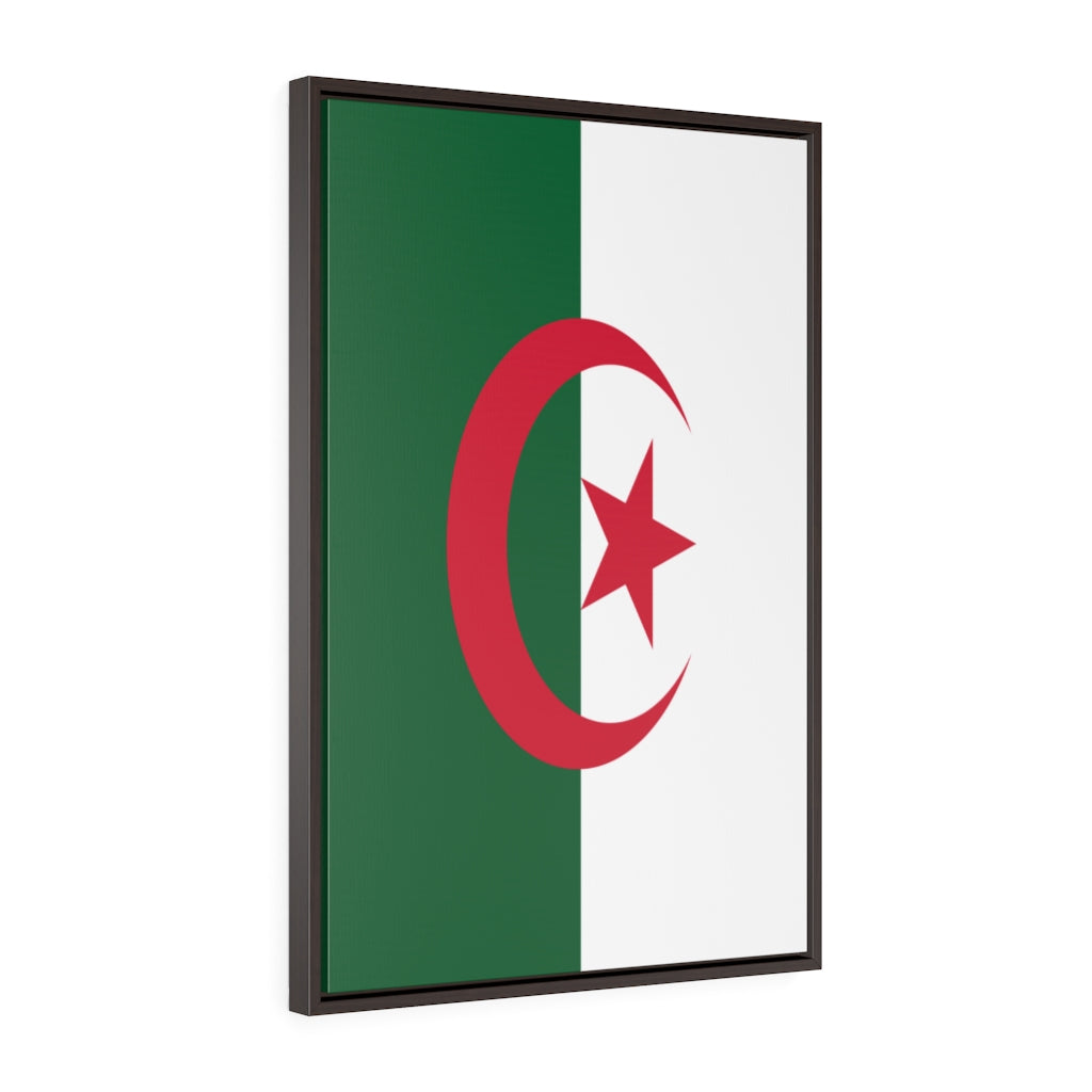 ALGERIA Vertical Framed Premium Gallery Wrap Canvas