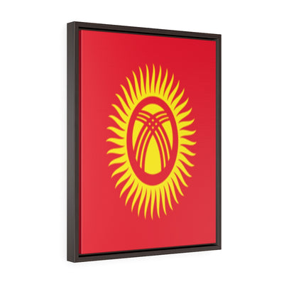 KYRGYZSTAN Vertical Framed Premium Gallery Wrap Canvas