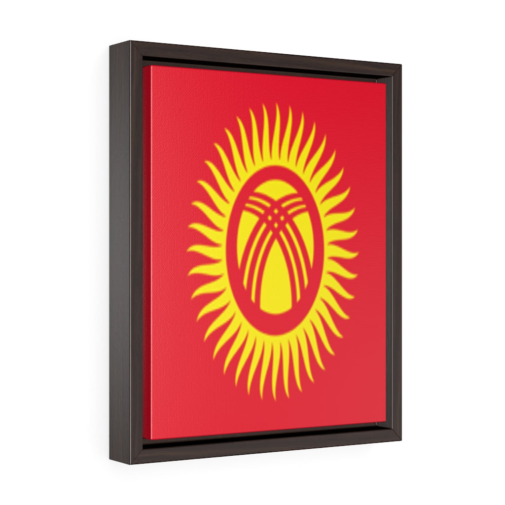 KYRGYZSTAN Vertical Framed Premium Gallery Wrap Canvas