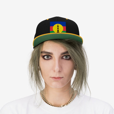 NEW CALEDONIA Unisex Flat Bill Hat