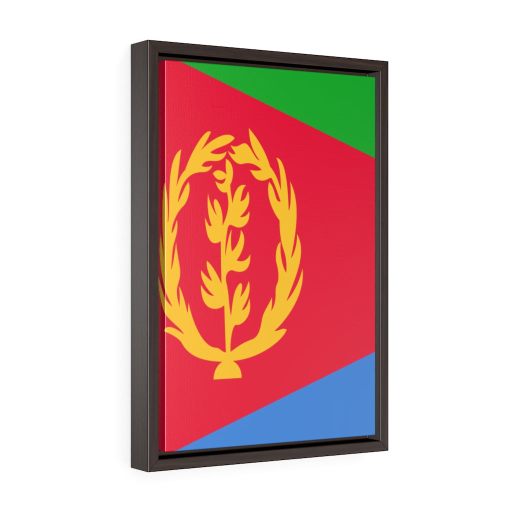 ERITREA Vertical Framed Premium Gallery Wrap Canvas