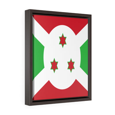 BURUNDI Vertical Framed Premium Gallery Wrap Canvas