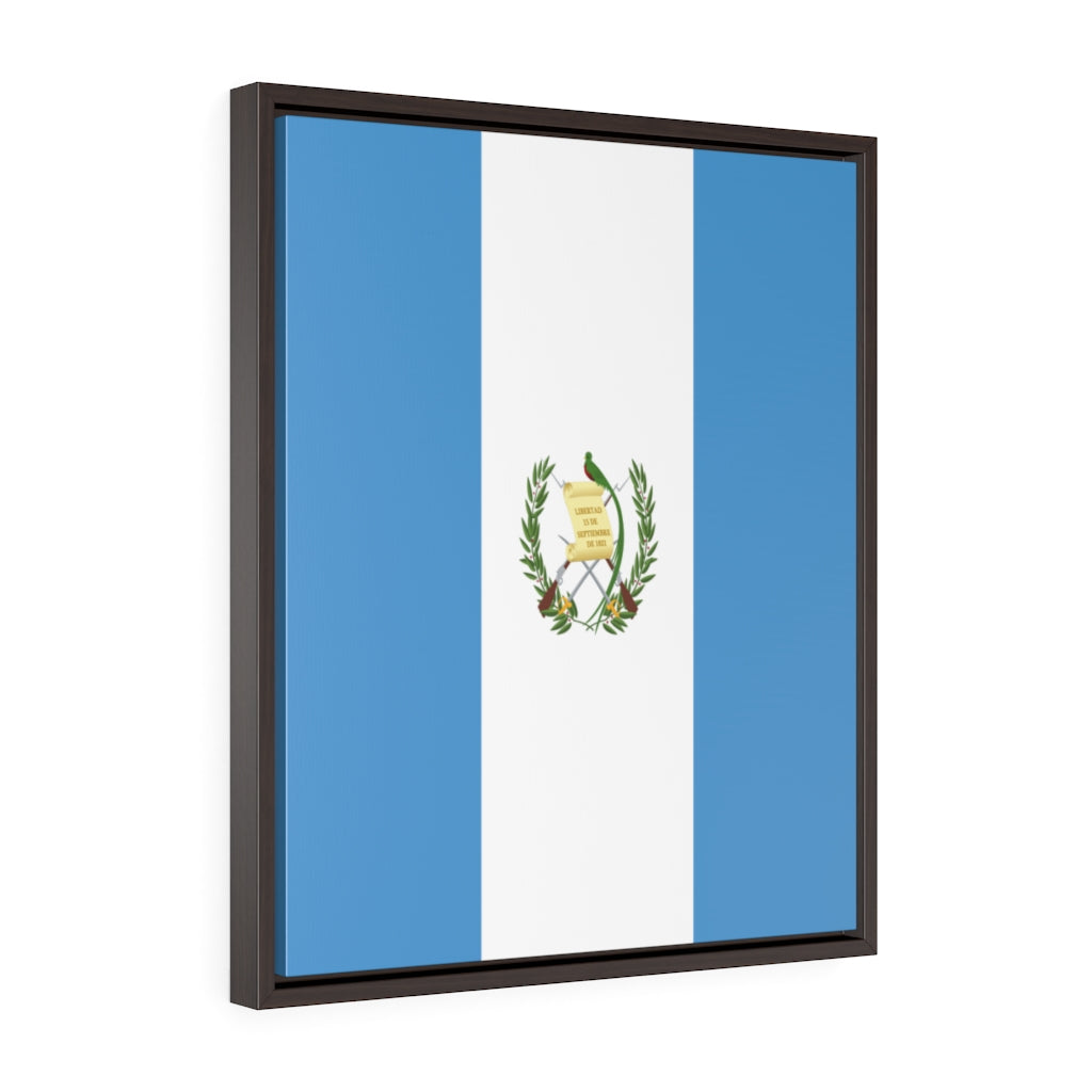 GUATEMALA Vertical Framed Premium Gallery Wrap Canvas