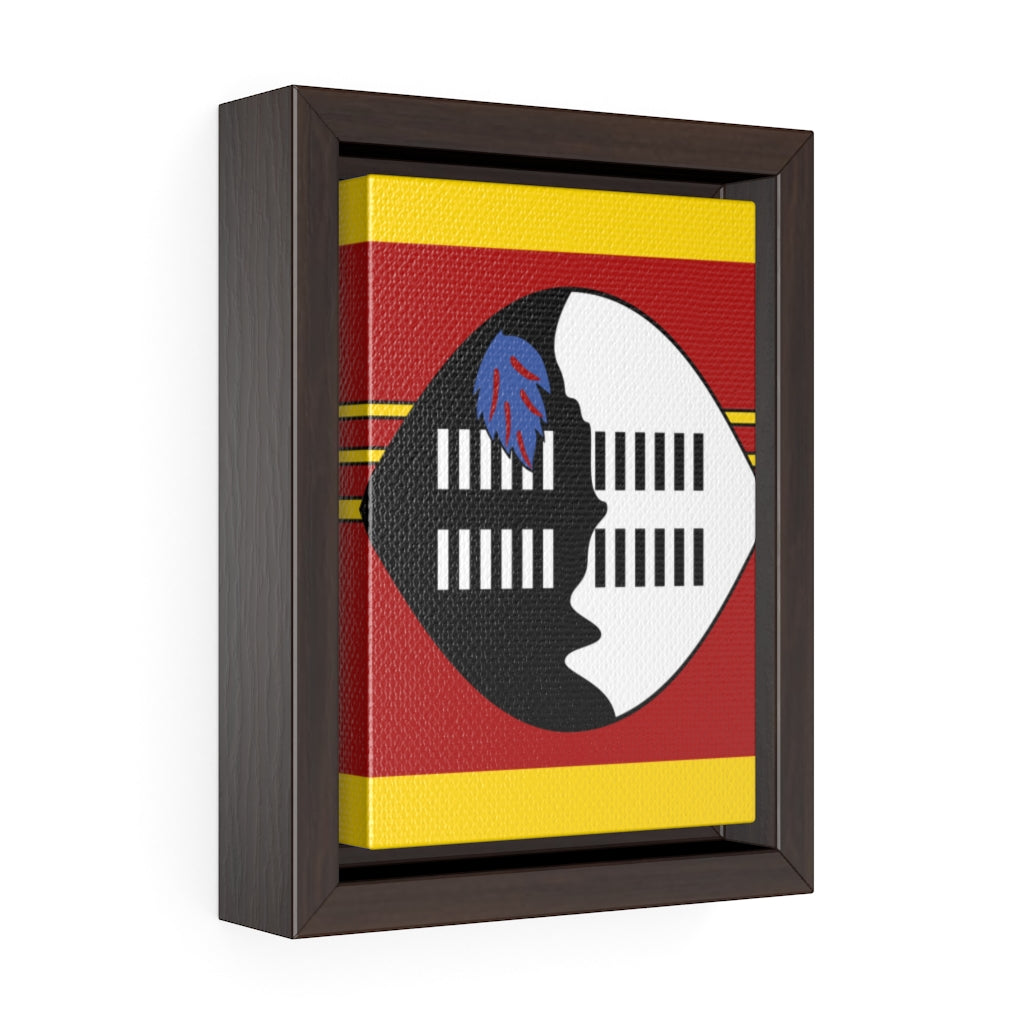 SWAZILAND Vertical Framed Premium Gallery Wrap Canvas