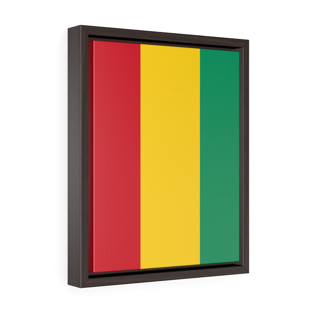 GUINEA Vertical Framed Premium Gallery Wrap Canvas