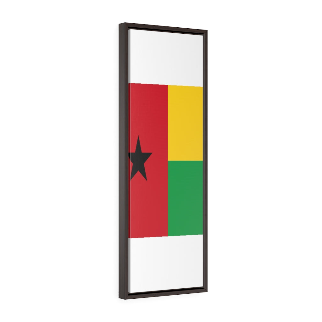 GUINEA- BISSAU Vertical Framed Premium Gallery Wrap Canvas