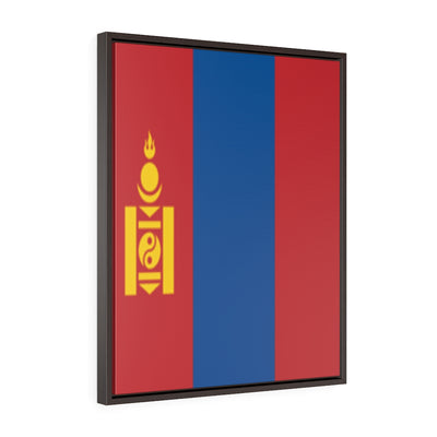 MONGOLIA Vertical Framed Premium Gallery Wrap Canvas