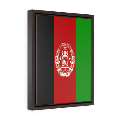 Afghanistan Vertical Framed Premium Gallery Wrap Canvas