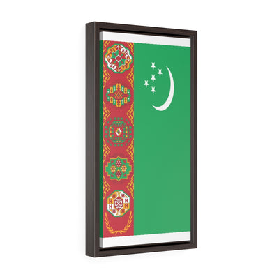 TURKMENISTAN Vertical Framed Premium Gallery Wrap Canvas