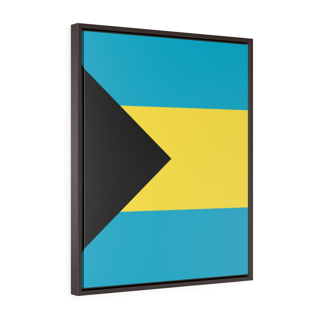 BAHAMAS Vertical Framed Premium Gallery Wrap Canvas