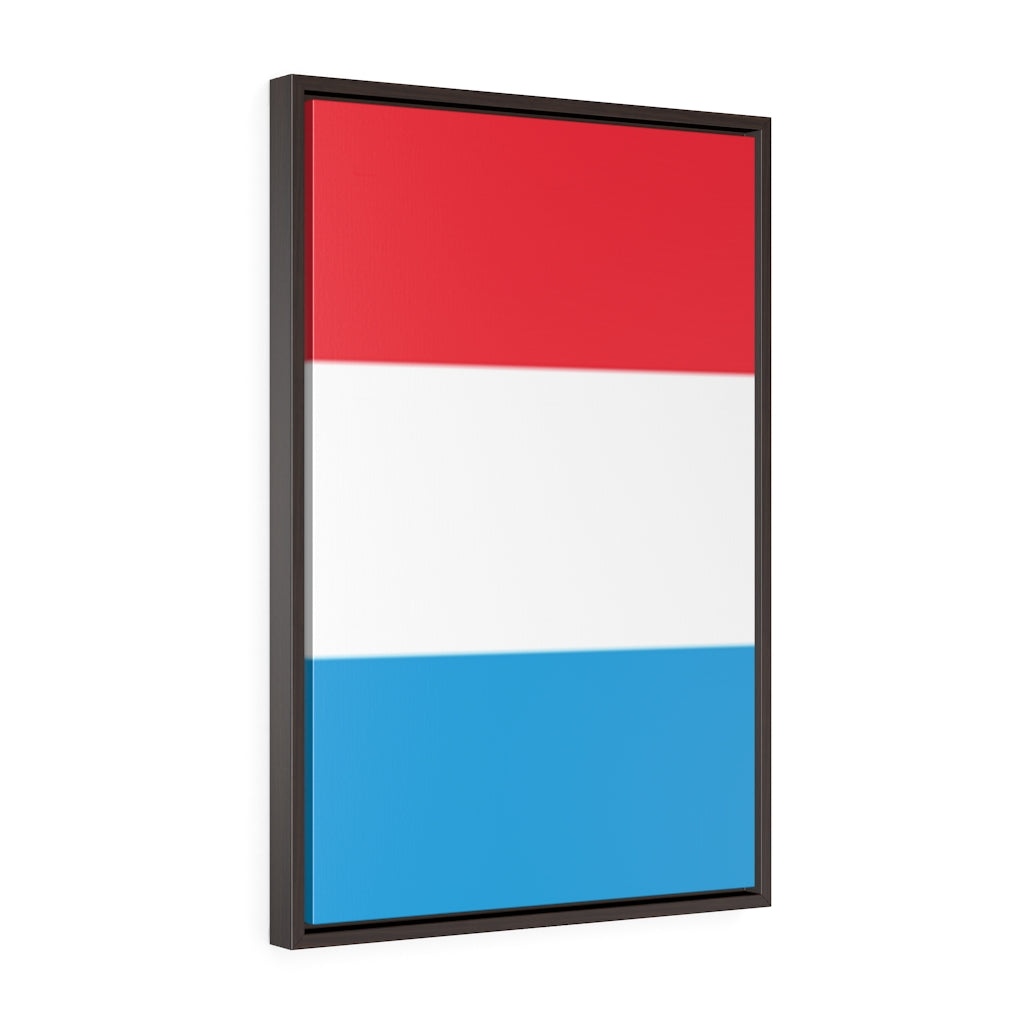 LUXEMBOURG Vertical Framed Premium Gallery Wrap Canvas