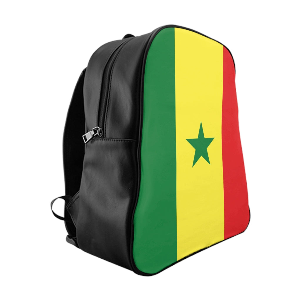 SENEGAL FLAG School Backpack