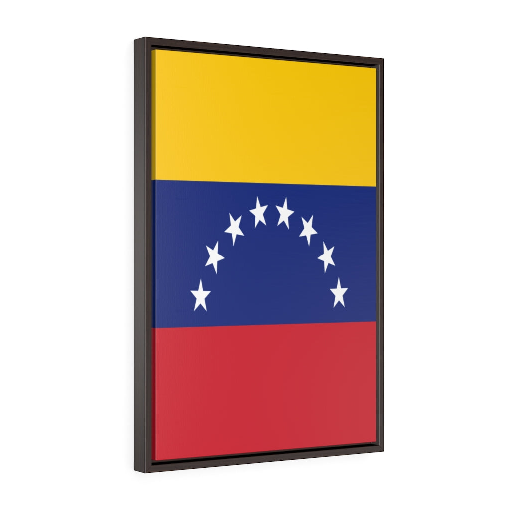 VENEZUELA Vertical Framed Premium Gallery Wrap Canvas