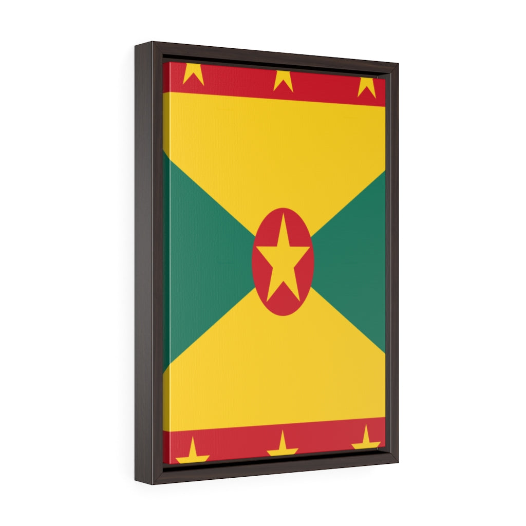 GRENADA Vertical Framed Premium Gallery Wrap Canvas