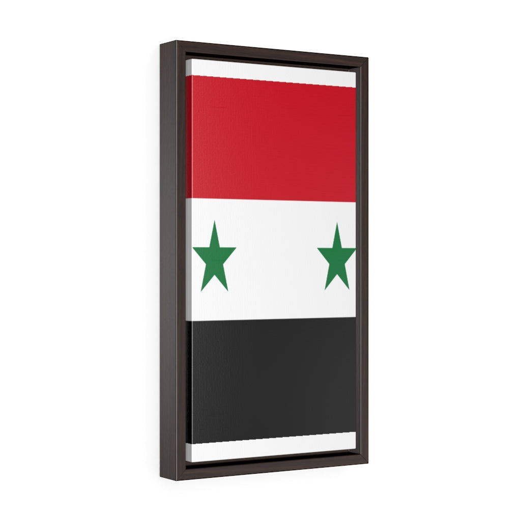 SYRIA Vertical Framed Premium Gallery Wrap Canvas