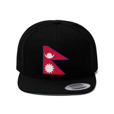 NEPAL Unisex Flat Bill Hat