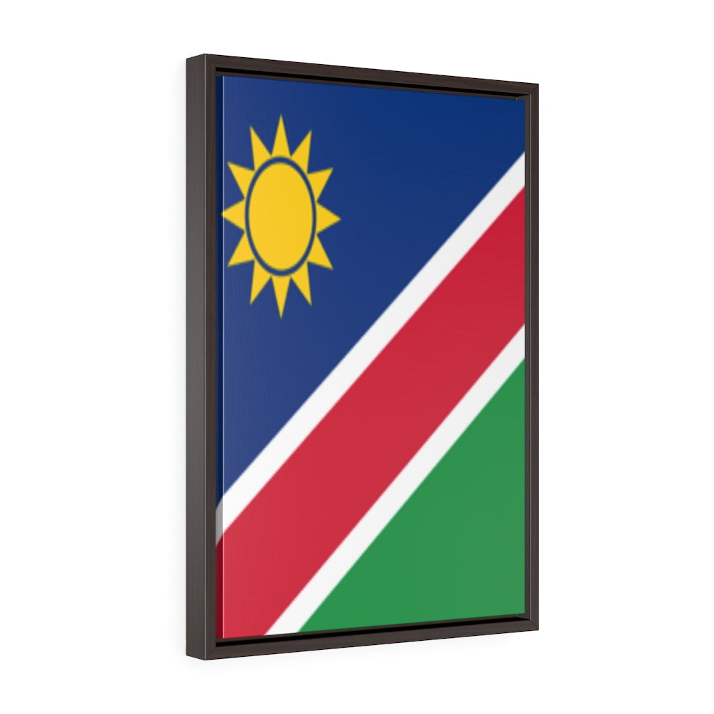 NAMIBIA Vertical Framed Premium Gallery Wrap Canvas