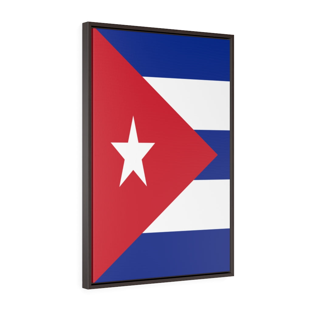 CUBA Vertical Framed Premium Gallery Wrap Canvas