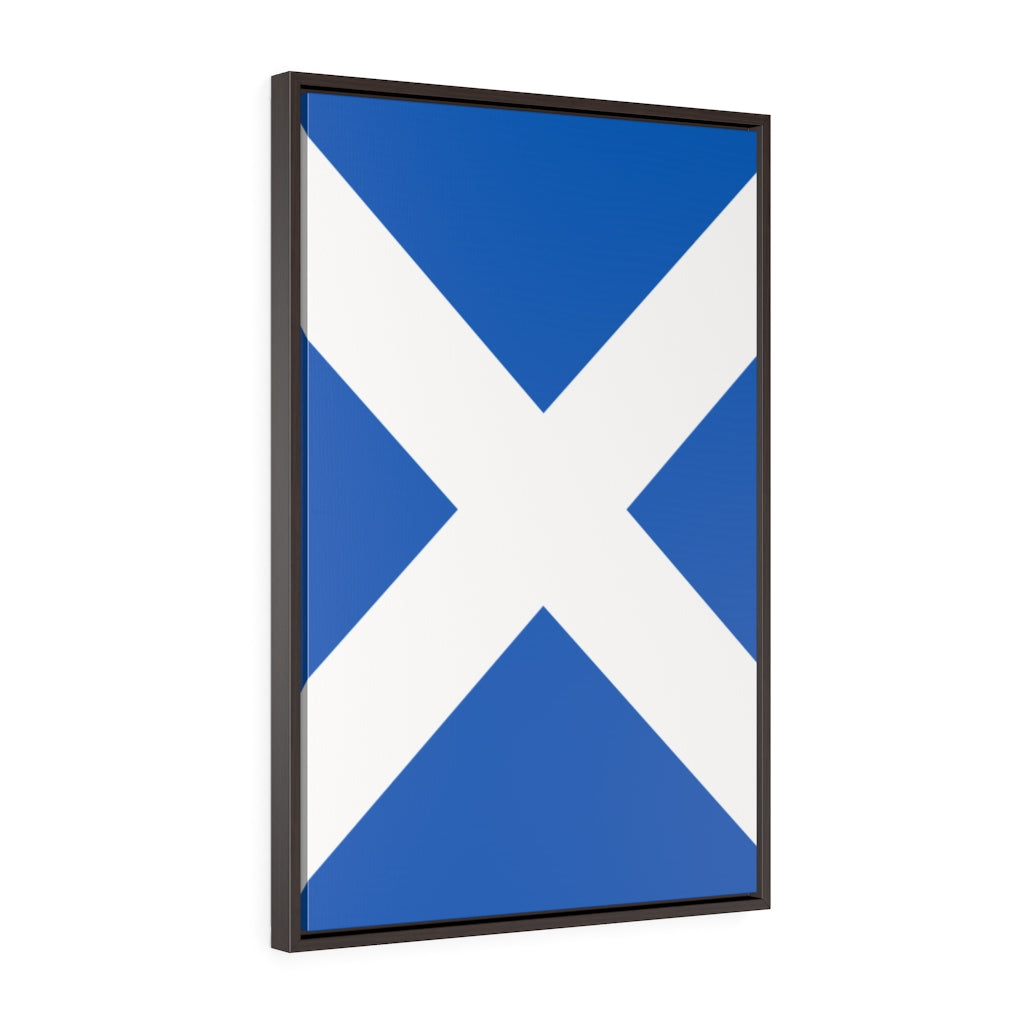 SCOTLAND Vertical Framed Premium Gallery Wrap Canvas