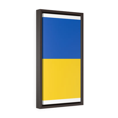 UKRAINE Vertical Framed Premium Gallery Wrap Canvas