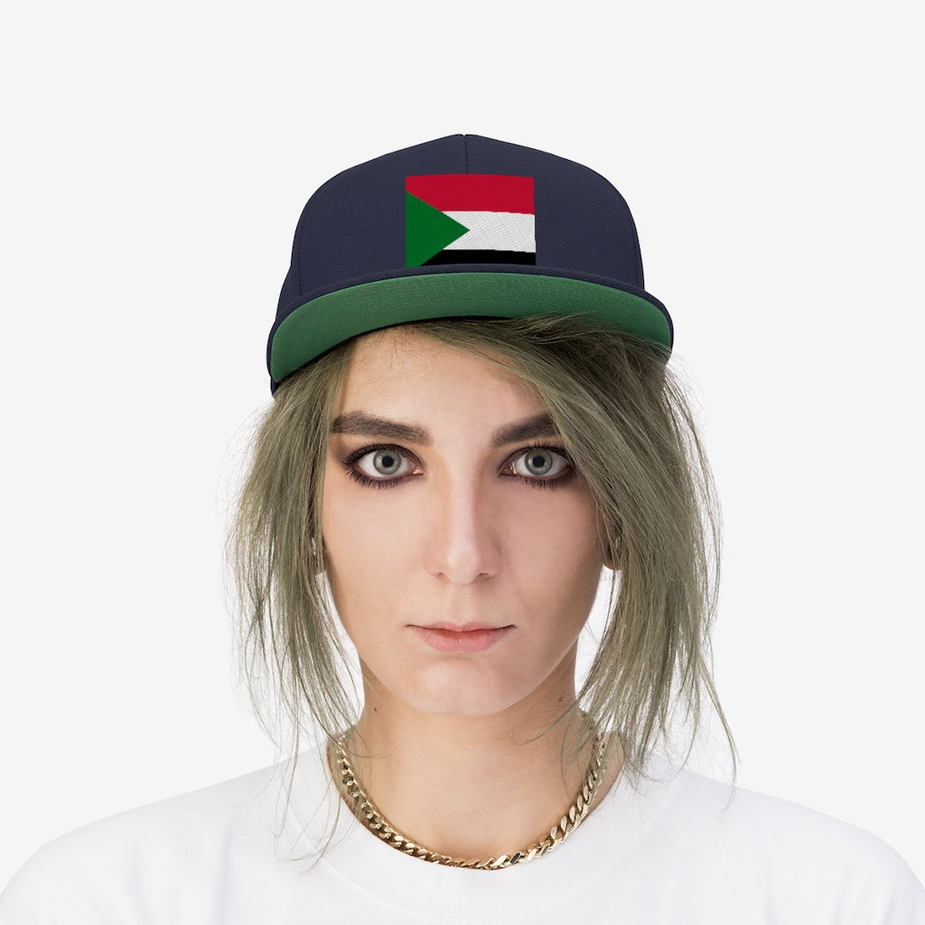 SUDAN Unisex Flat Bill Hat