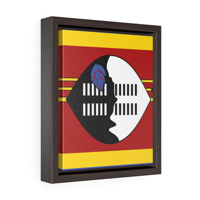 SWAZILAND Vertical Framed Premium Gallery Wrap Canvas