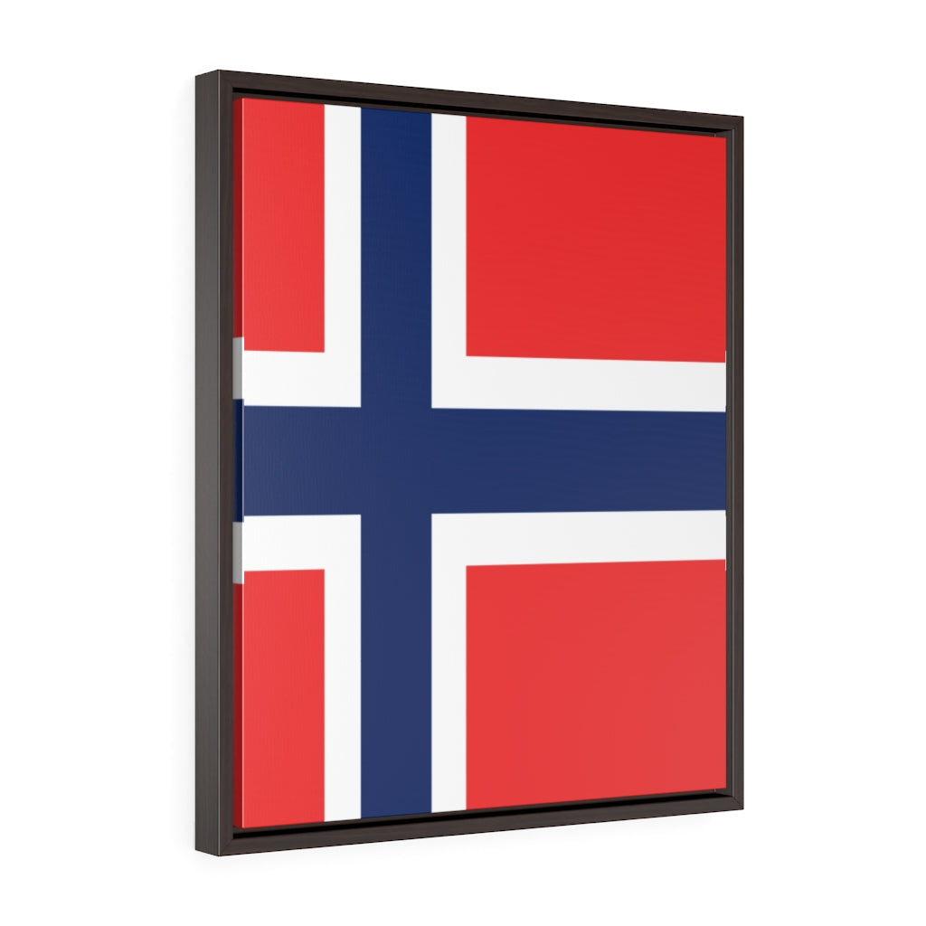 NORWAY Vertical Framed Premium Gallery Wrap Canvas