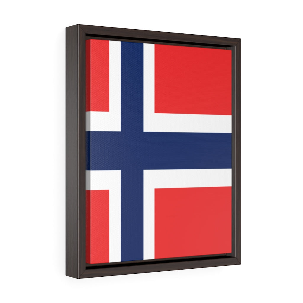 NORWAY Vertical Framed Premium Gallery Wrap Canvas