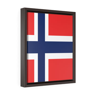 NORWAY Vertical Framed Premium Gallery Wrap Canvas