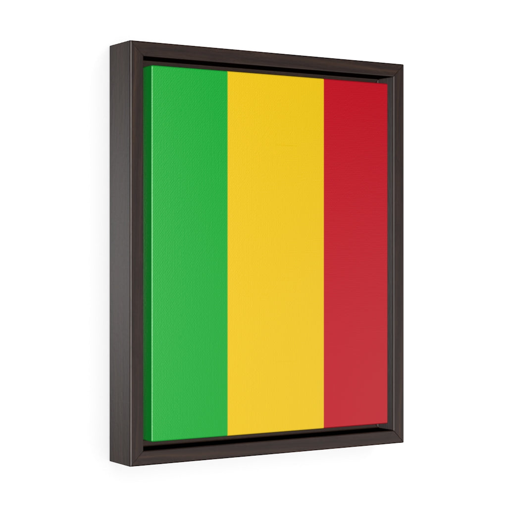 MALI Vertical Framed Premium Gallery Wrap Canvas