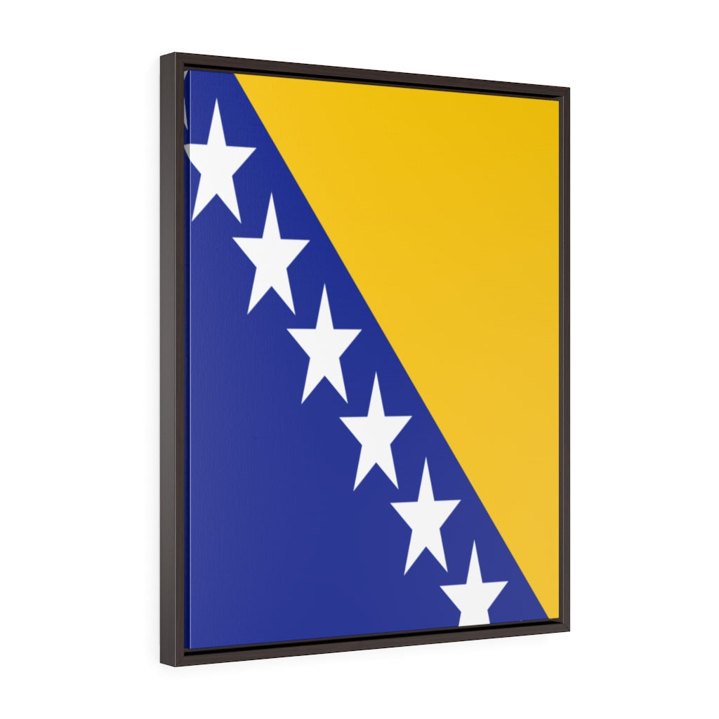 BOSNIA AND HERZEGOVINA Vertical Framed Premium Gallery Wrap Canvas