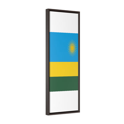 RWANDA Vertical Framed Premium Gallery Wrap Canvas