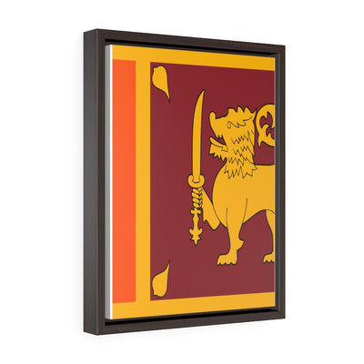 SRI LANKA Vertical Framed Premium Gallery Wrap Canvas