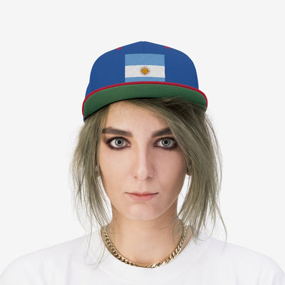 ARGENTINA Unisex Flat Bill Hat