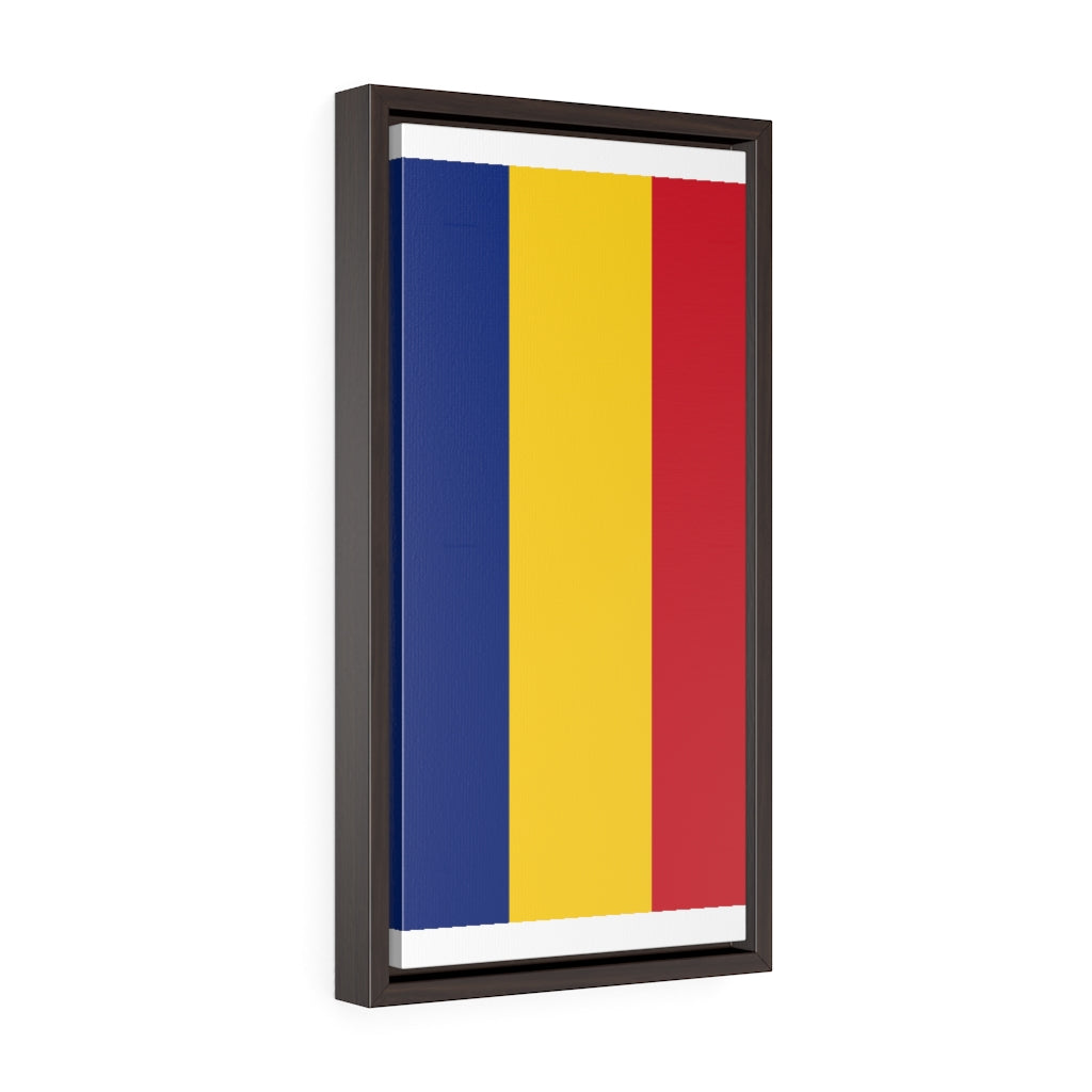 ROMANIA Vertical Framed Premium Gallery Wrap Canvas