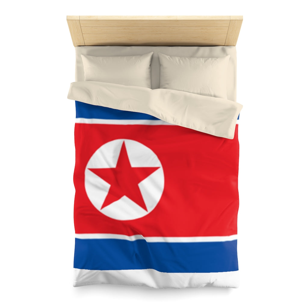 NORTH KOREA Microfiber Duvet Cover