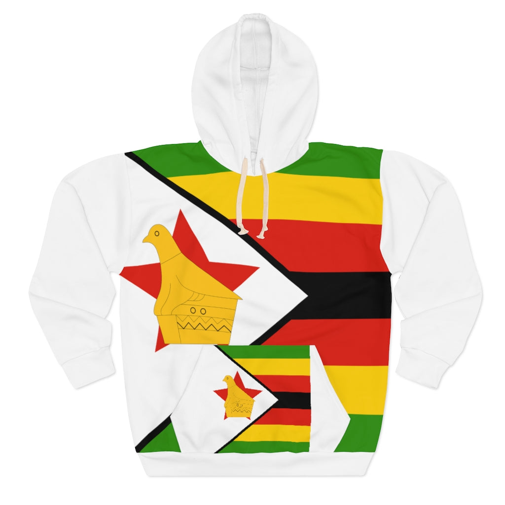 ZIMBABWE FLAG AOP Unisex Pullover Hoodie