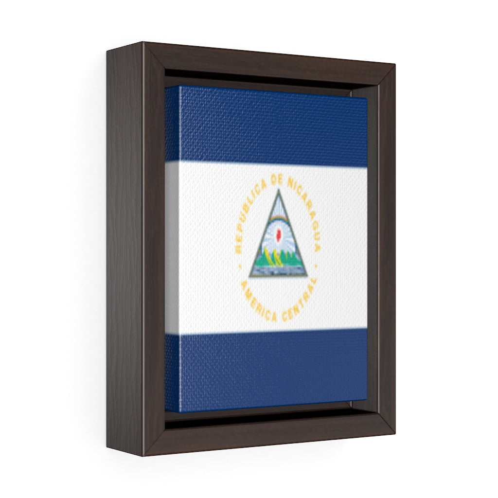 NICARAGUA Vertical Framed Premium Gallery Wrap Canvas