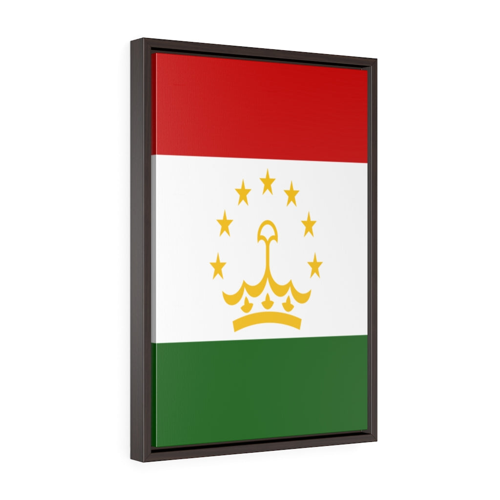 TAJIKISTAN Vertical Framed Premium Gallery Wrap Canvas