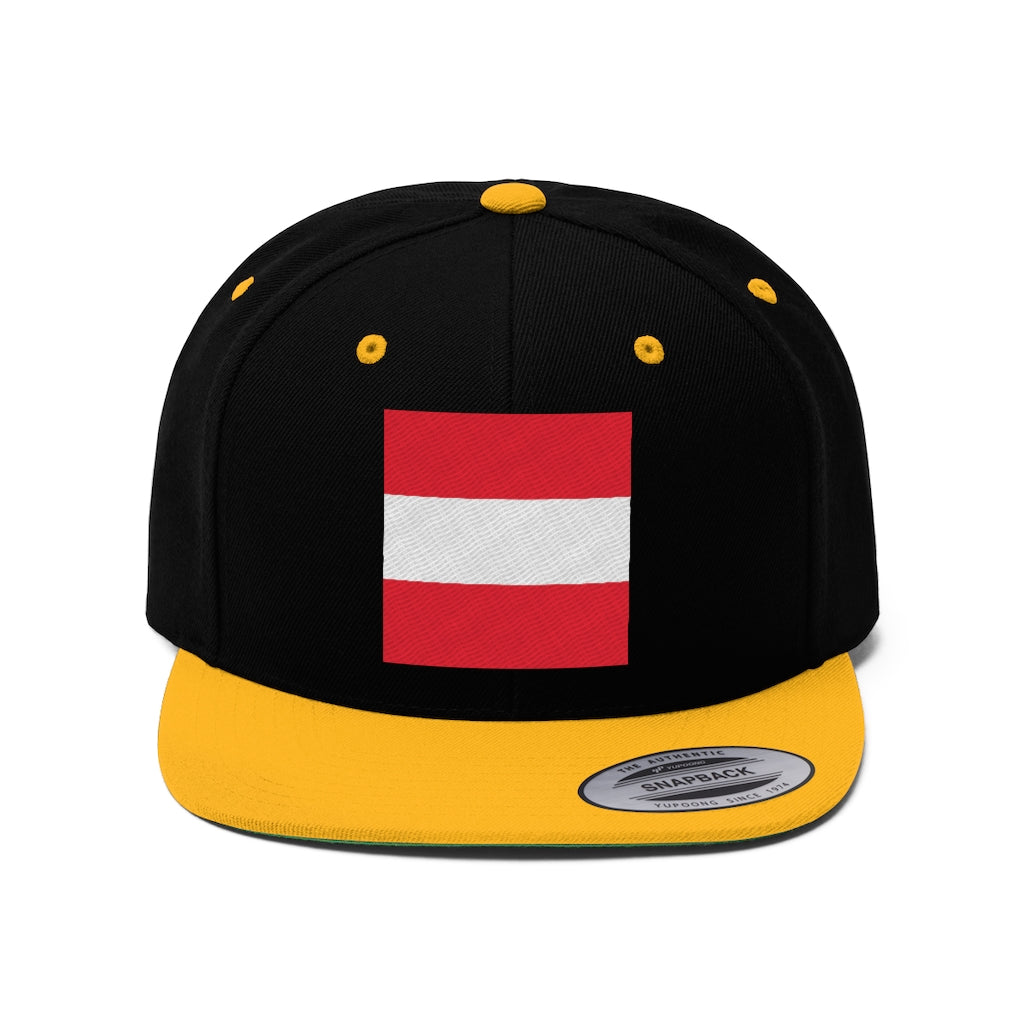 AUSTRIA Unisex Flat Bill Hat