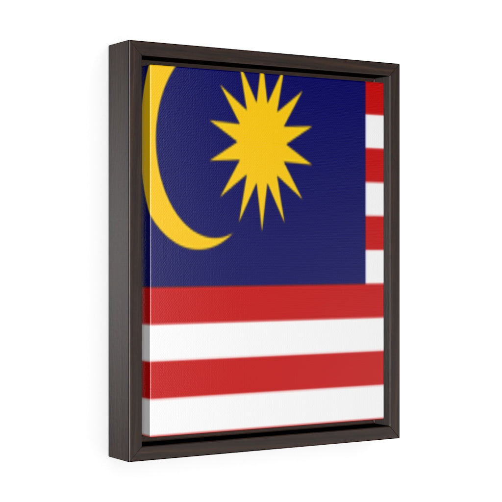 MALAYSIA Vertical Framed Premium Gallery Wrap Canvas