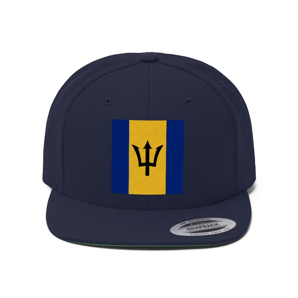 BARBADOS Unisex Flat Bill Hat