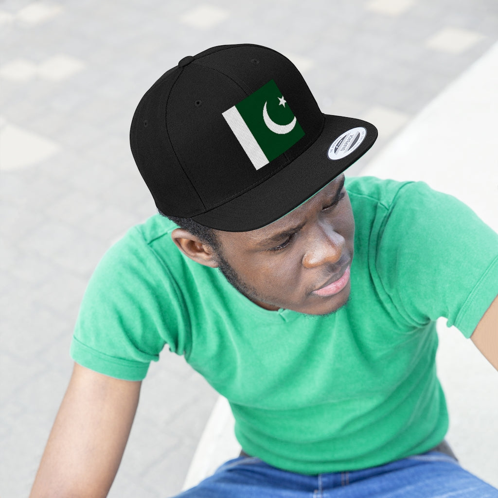 PAKISTAN Unisex Flat Bill Hat