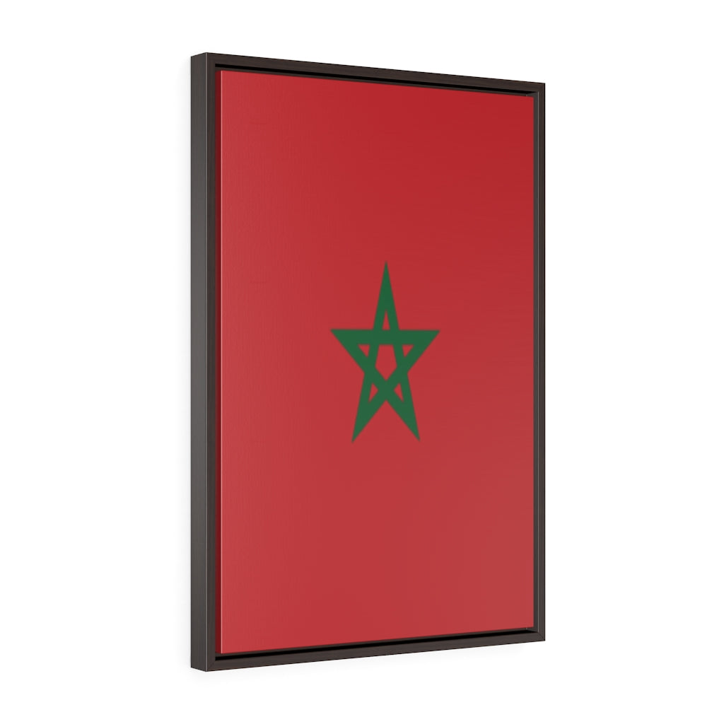 MOROCCO Vertical Framed Premium Gallery Wrap Canvas