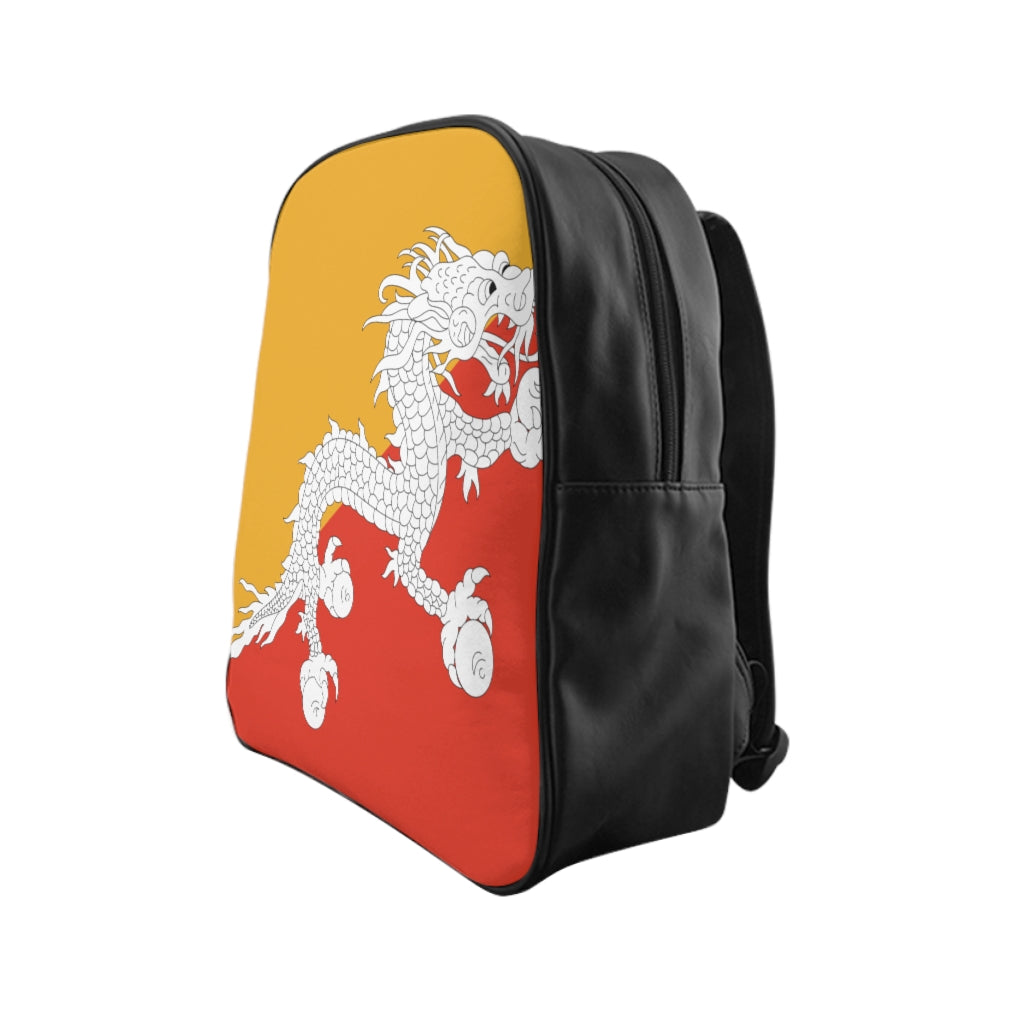 BHUTAN FLAG School Backpack