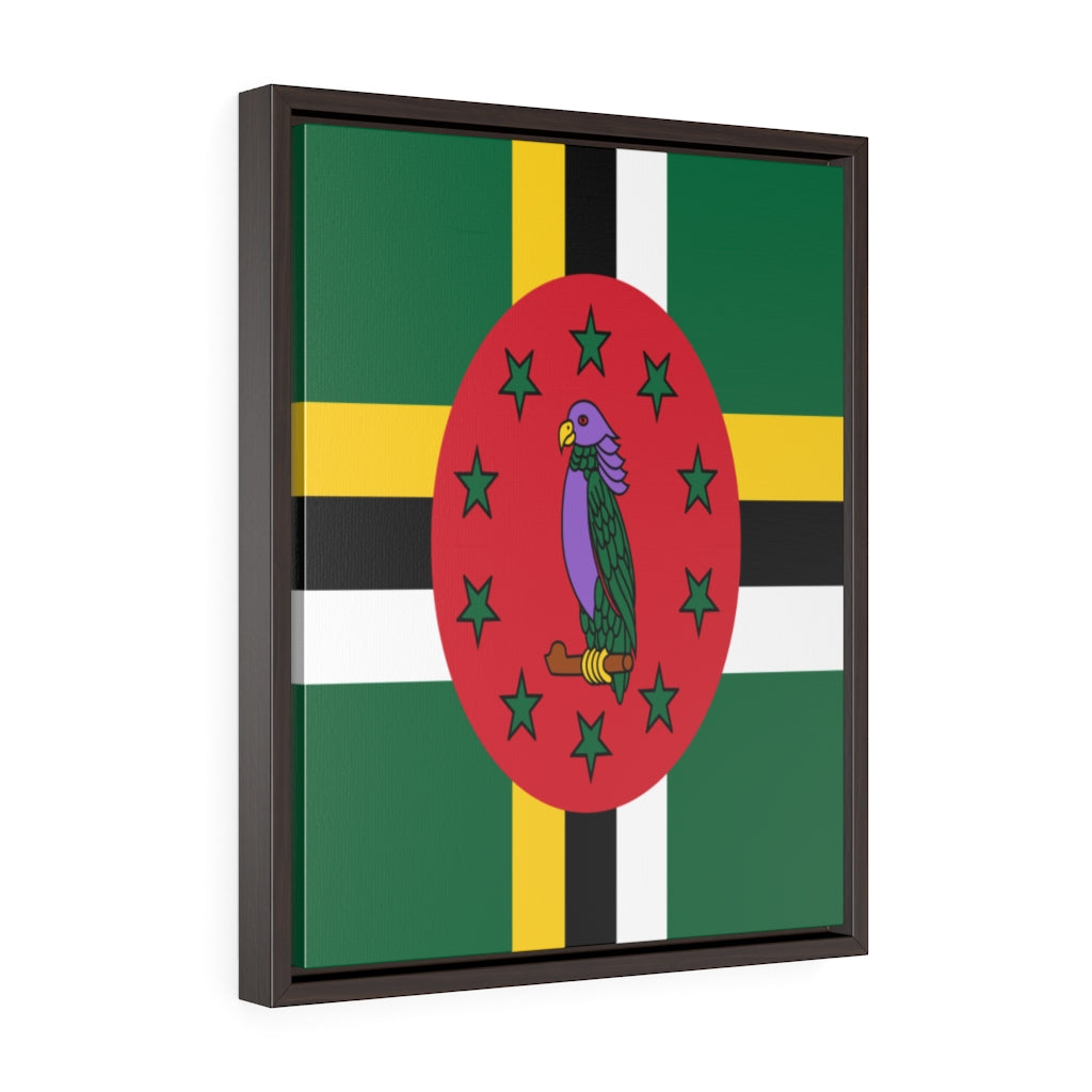 DOMINICA Vertical Framed Premium Gallery Wrap Canvas