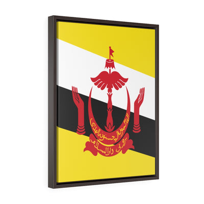 BRUNEI Vertical Framed Premium Gallery Wrap Canvas