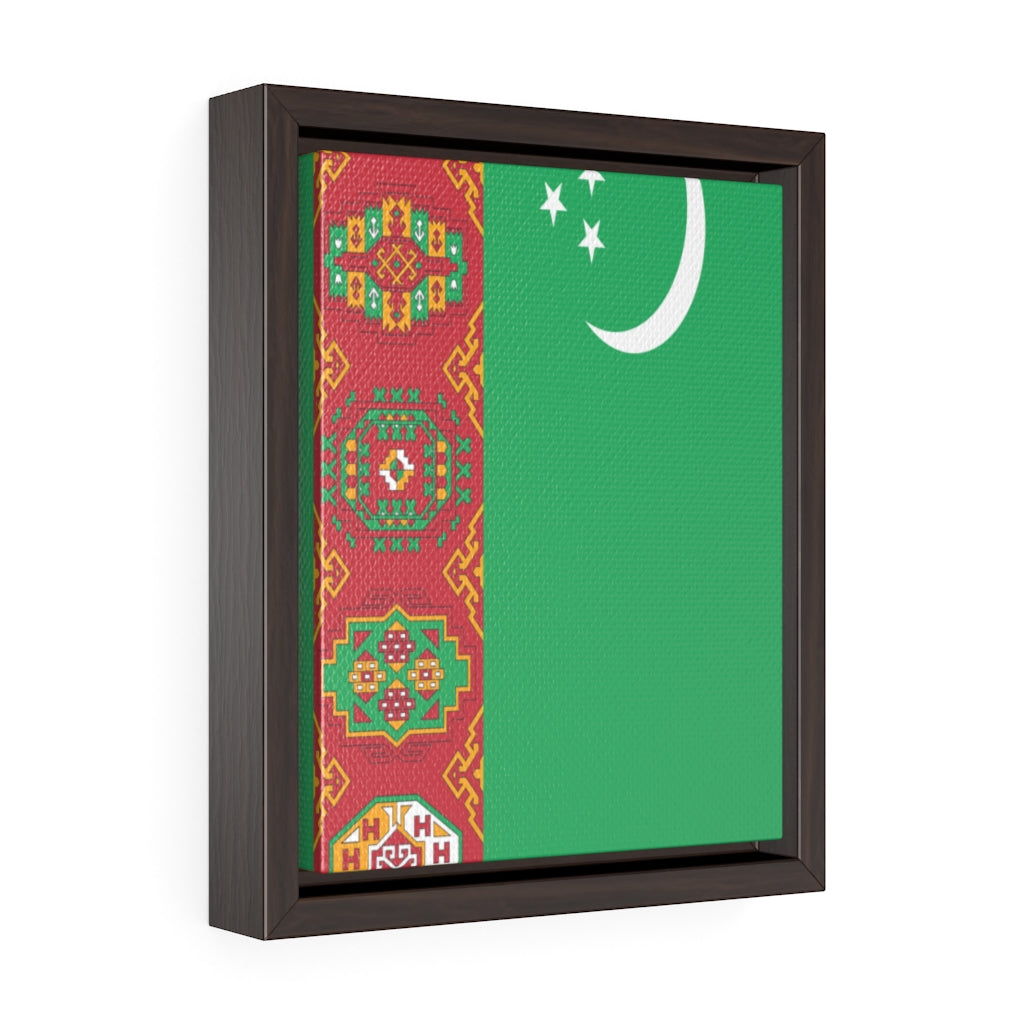 TURKMENISTAN Vertical Framed Premium Gallery Wrap Canvas